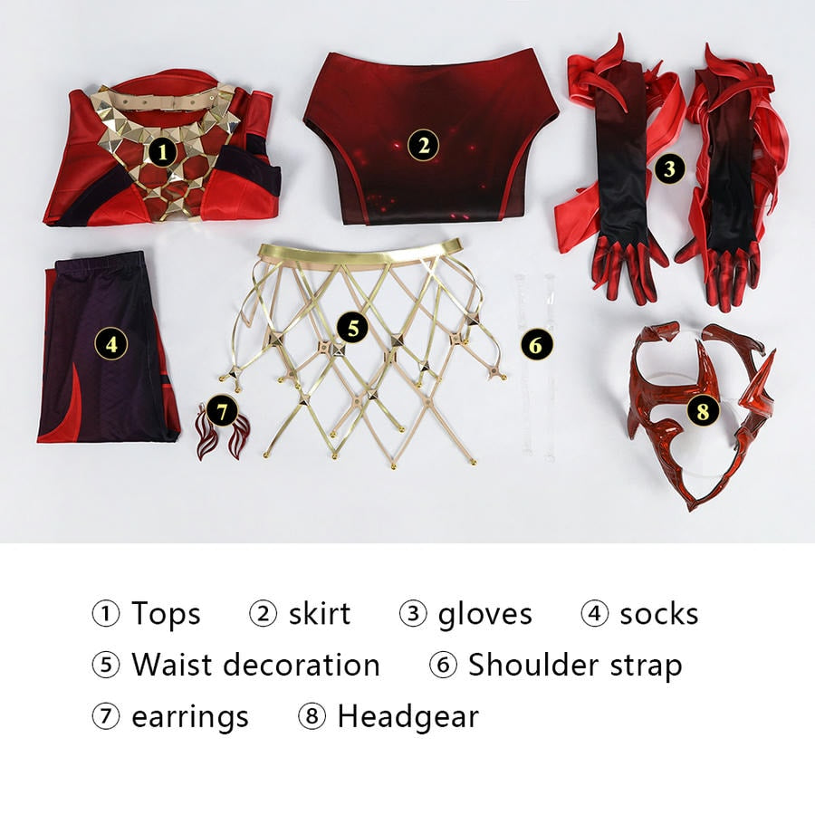 Marvel Rivals Scarlet Witch Emporium Matron Cosplay Kostüm | Gaming-Outfit