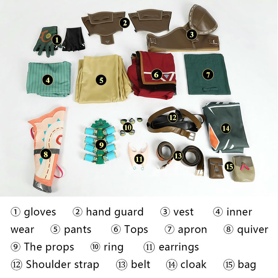 Tears of the Kingdom Link Hylian Tunic Cosplay Costume – Gaming Outfit – photo 3 of 24