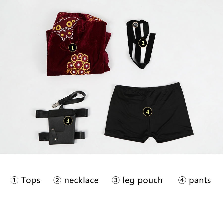 Resident Evil 4 Remake Ada Wong Cheongsam V2 Cosplay Costume – Gaming Outfit – photo 3 of 18