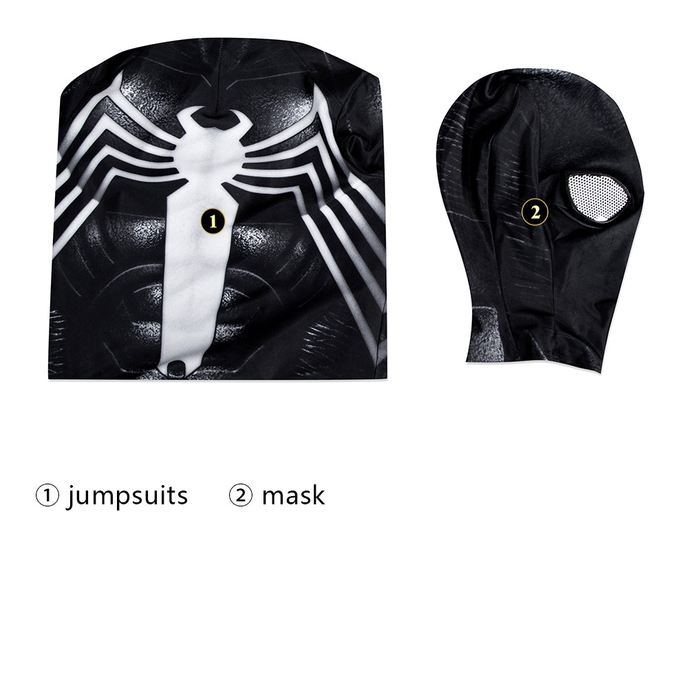 Spider-Man 2 Cosplay-Kostüm für Kinder im schwarzen Anzug | Marvel-Outfit