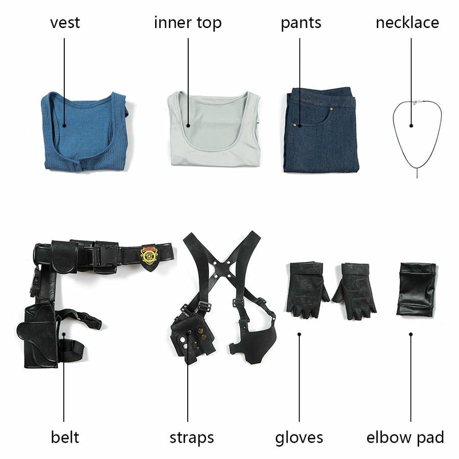 Resident Evil 3 Remake Jill Valentine Cosplay Costume – Gaming Outfit – photo 3 of 26