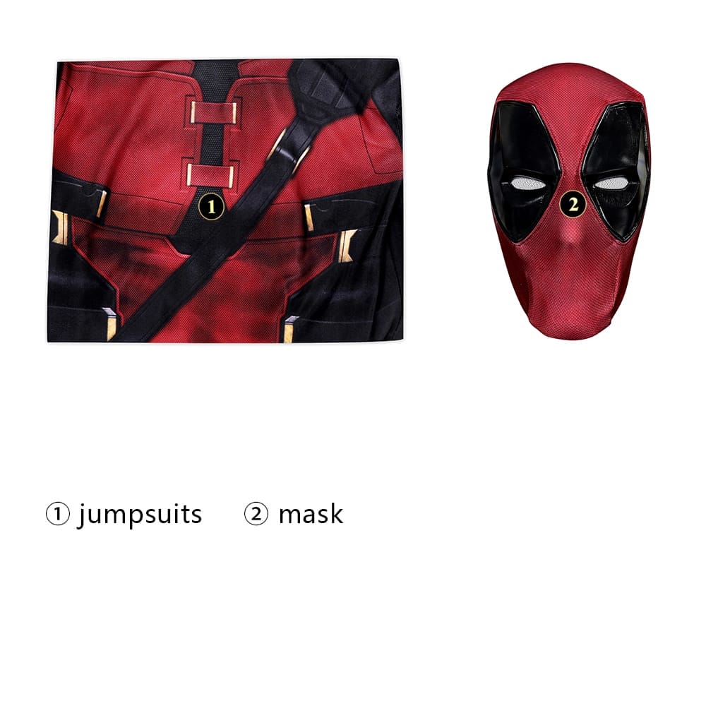 Costume de cosplay de Wade Wilson dans Deadpool 2 | Tenue Marvel