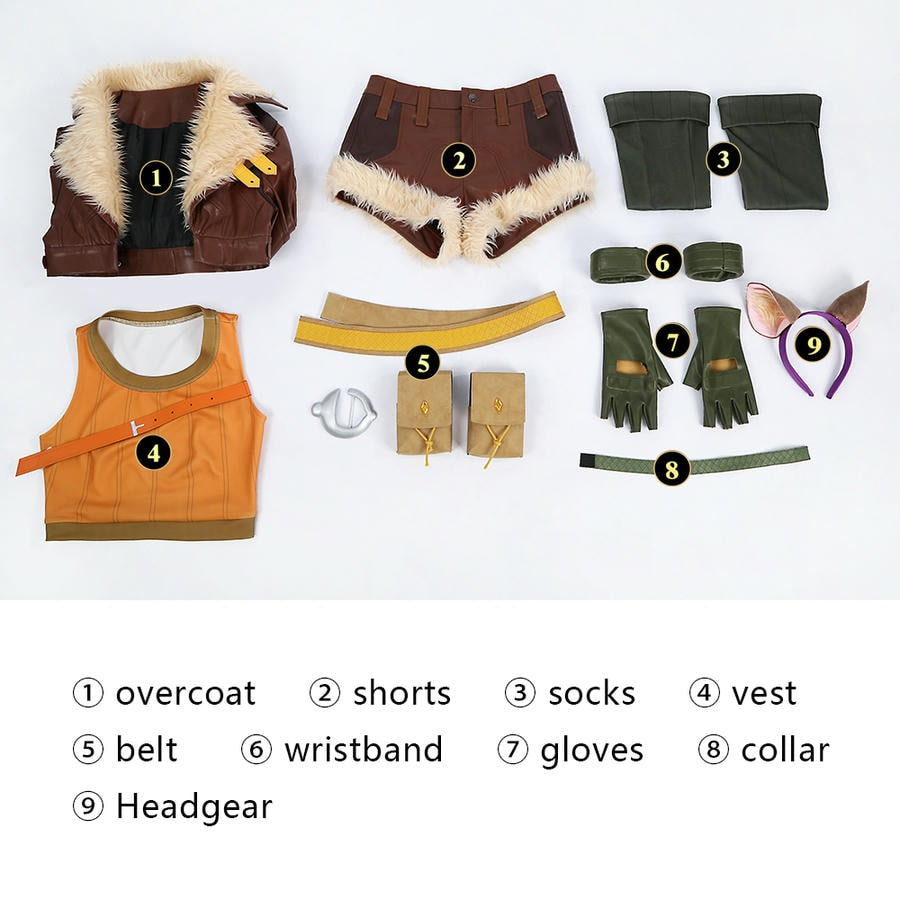 Marvel Rivals Squirrel Girl Cosplay Costume | Gaming Outfit