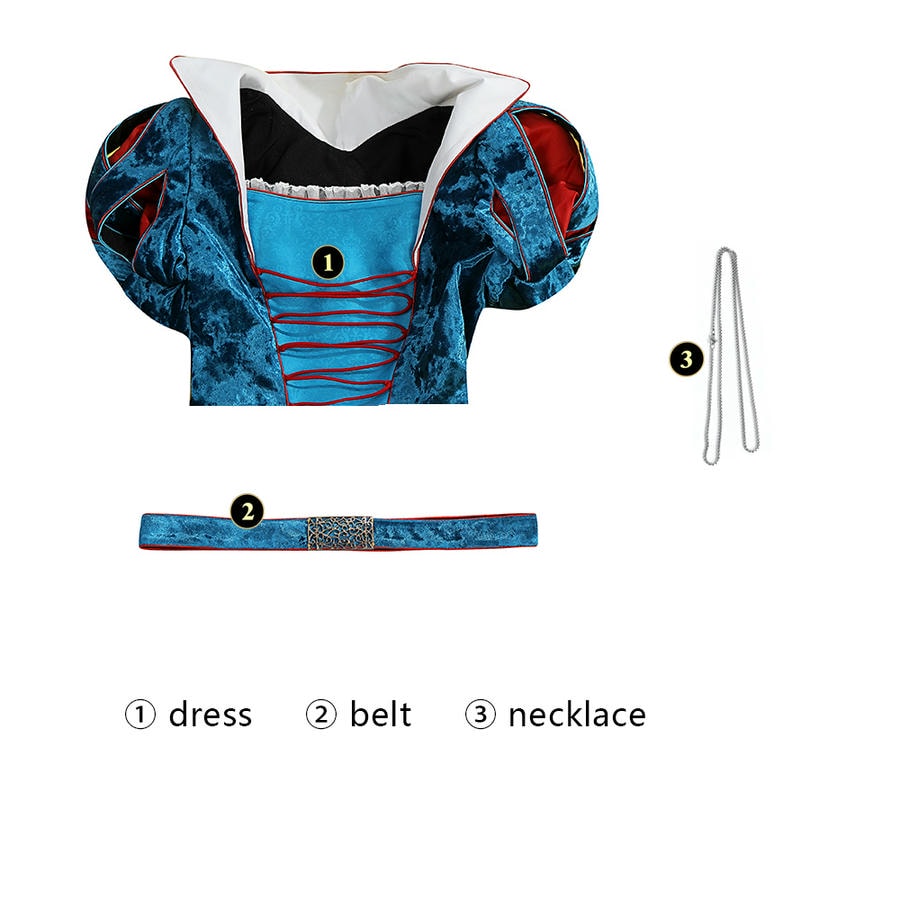 Kids Snow White Cosplay Costume – Movie Outfit – photo 3 of 21