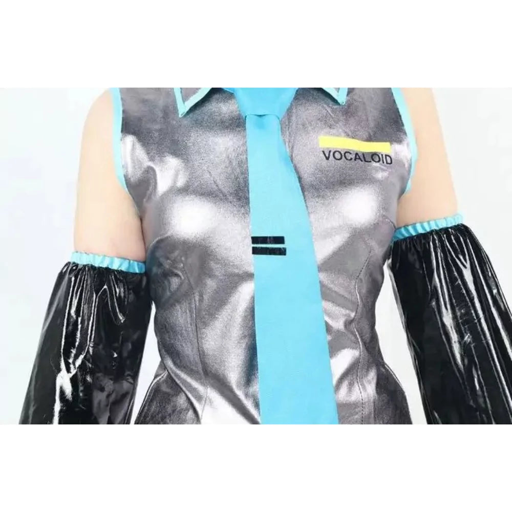 Hatsune Miku Vocaloid Female Ash Cosplay Costume | Anime Outfit