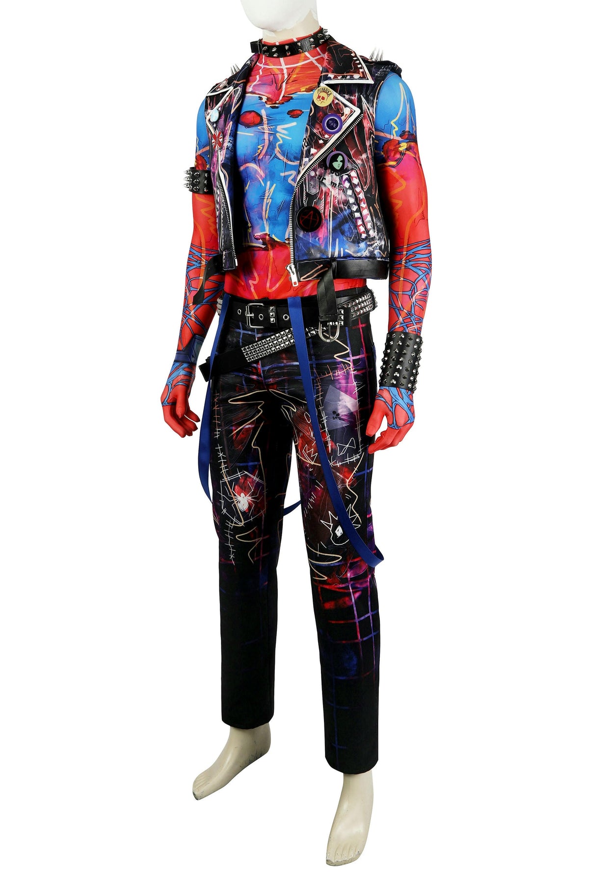 Spider-Man Spider-Punk Hobart Brown Cosplay Kostüm | Marvel Outfit