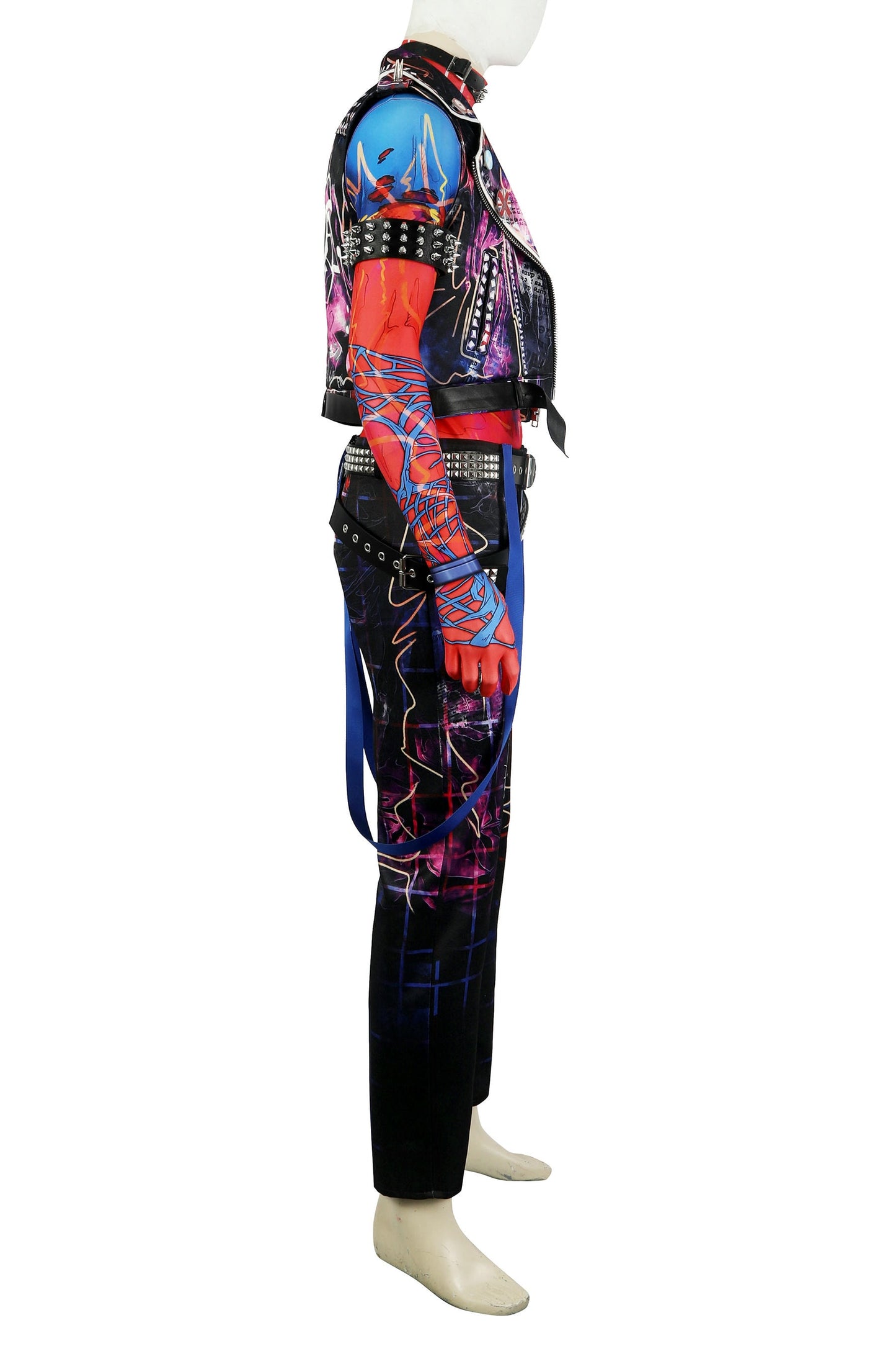 Spider-Man Spider-Punk Hobart Brown Cosplay Kostüm | Marvel Outfit