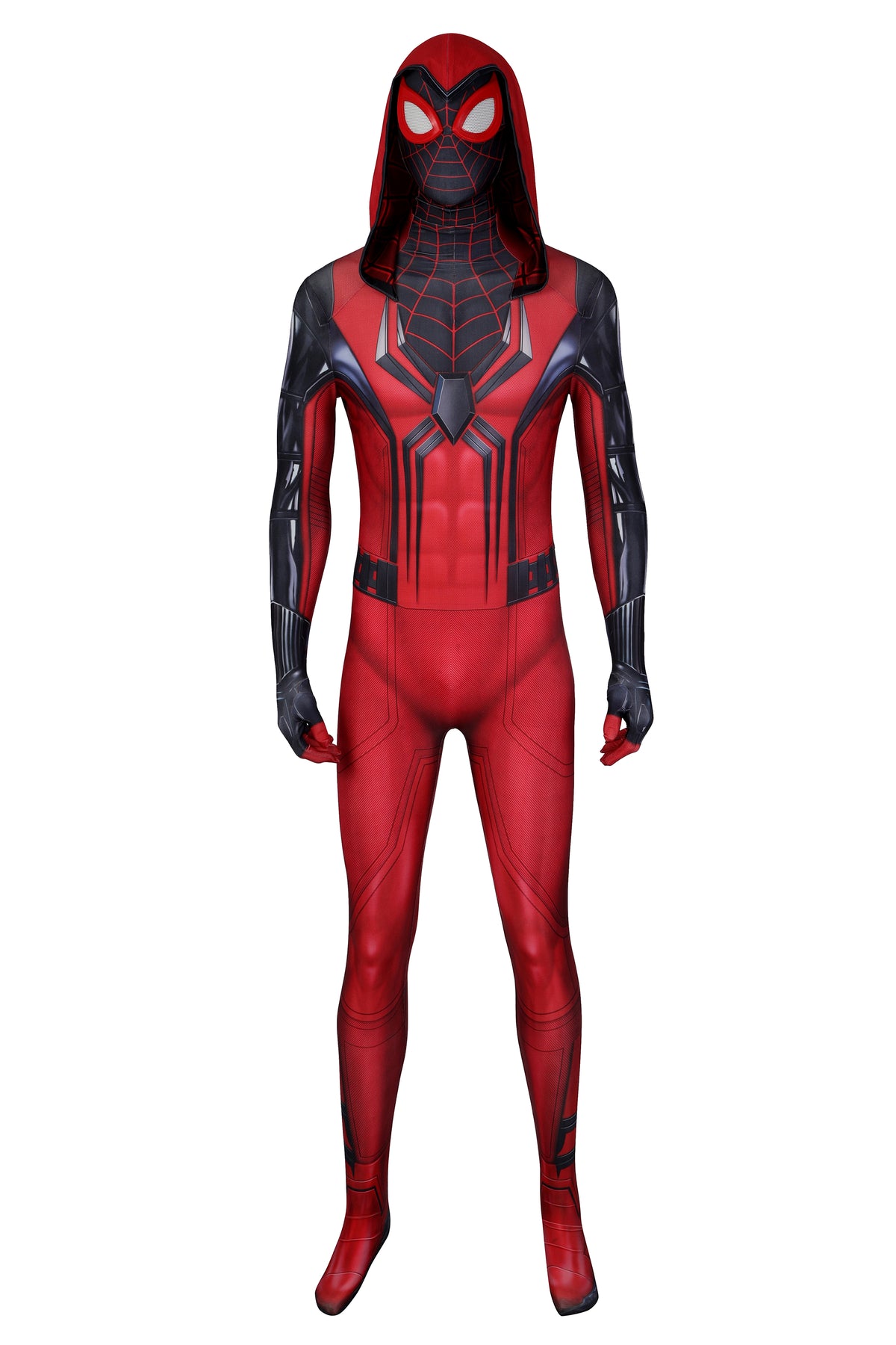 Spider-Man PS5 Crimson Cowl Suit Cosplay Kostüm | Marvel Outfit