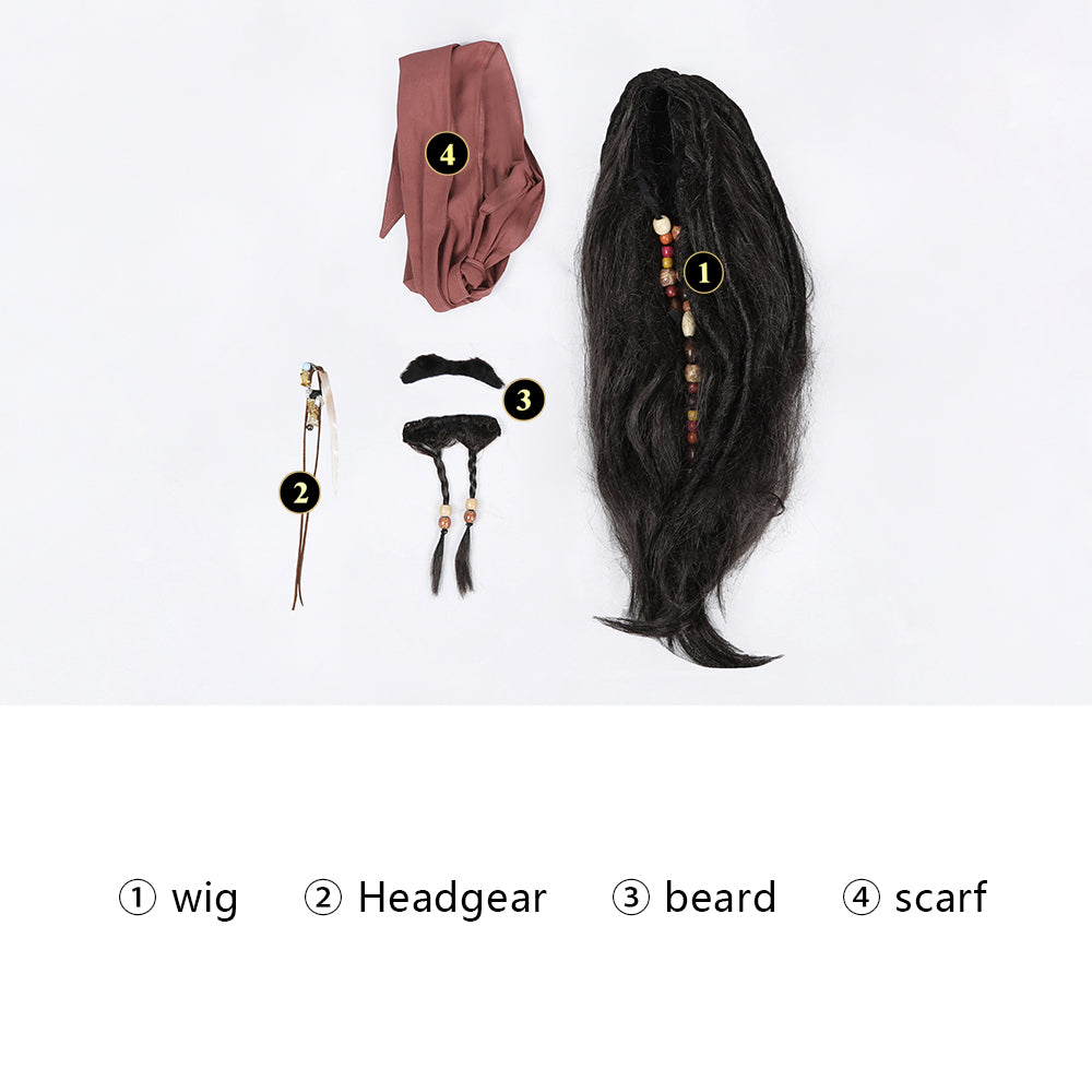 Pirates of the Caribbean Jack Sparrow Cosplay Costume | Pirate Outfit