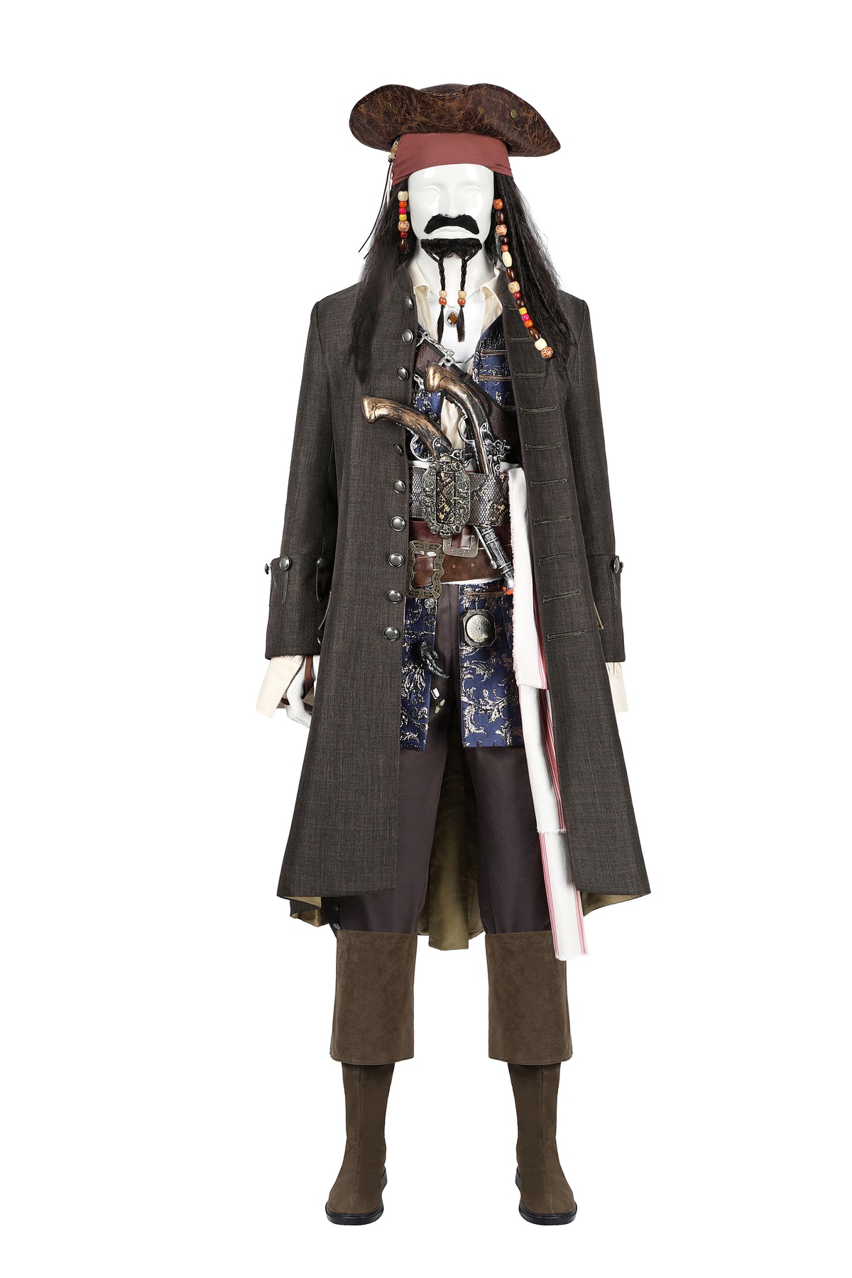 Pirates of the Caribbean Jack Sparrow Cosplay Costume | Pirate Outfit