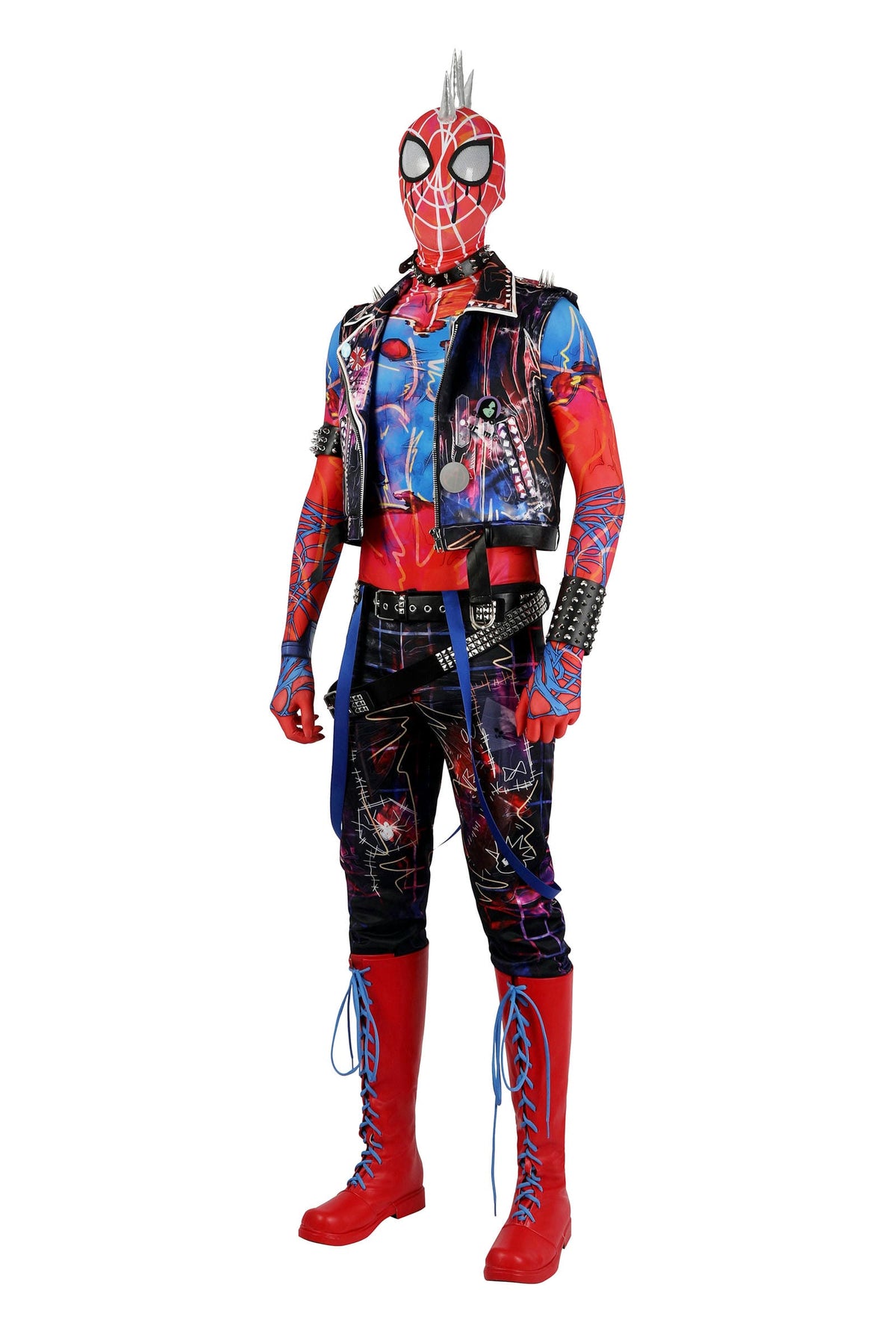 Marvel Comics Spider-Punk Custom Cosplay Shoes – Superhero Footwear – photo 4 of 5