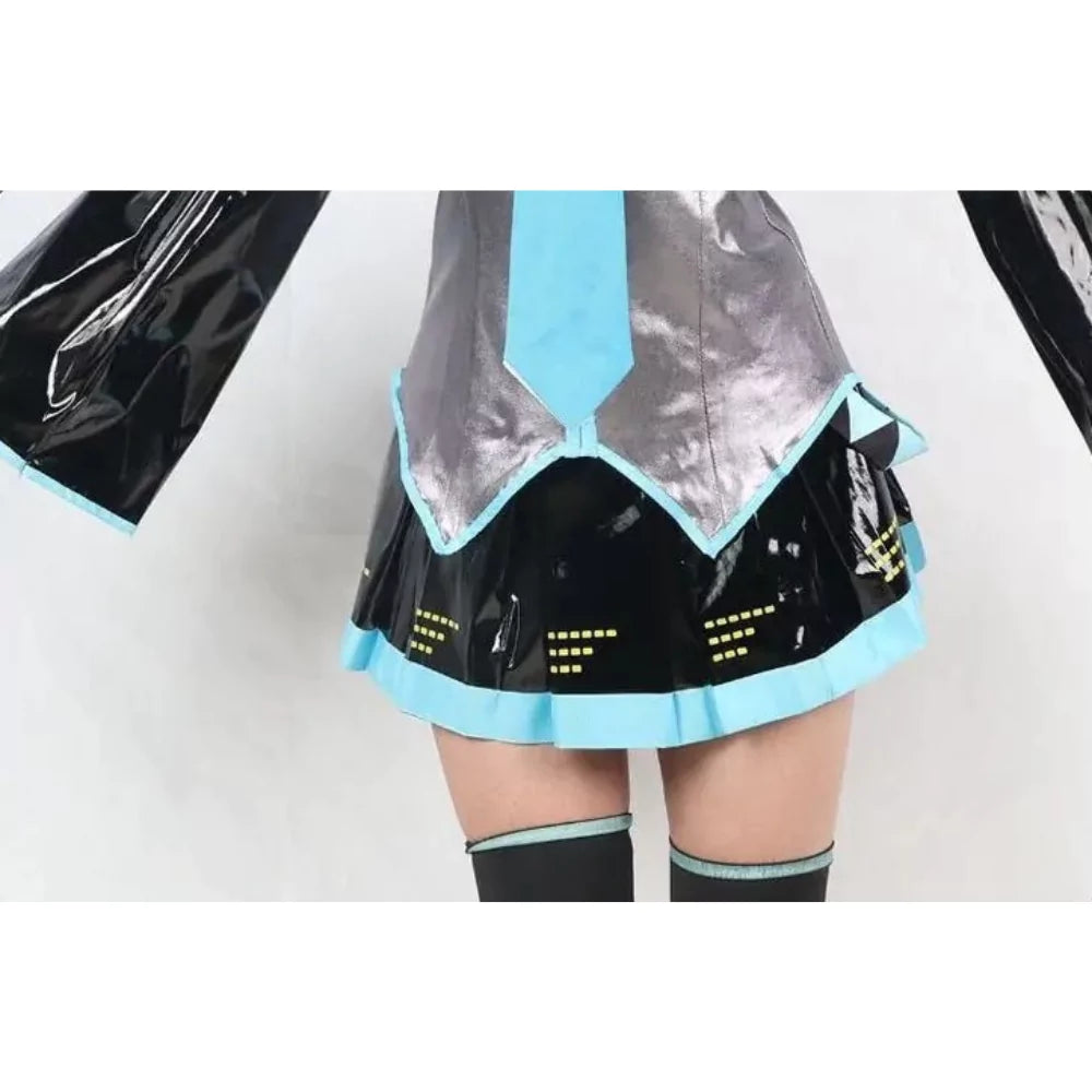 Hatsune Miku Vocaloid Female Ash Cosplay Costume | Anime Outfit