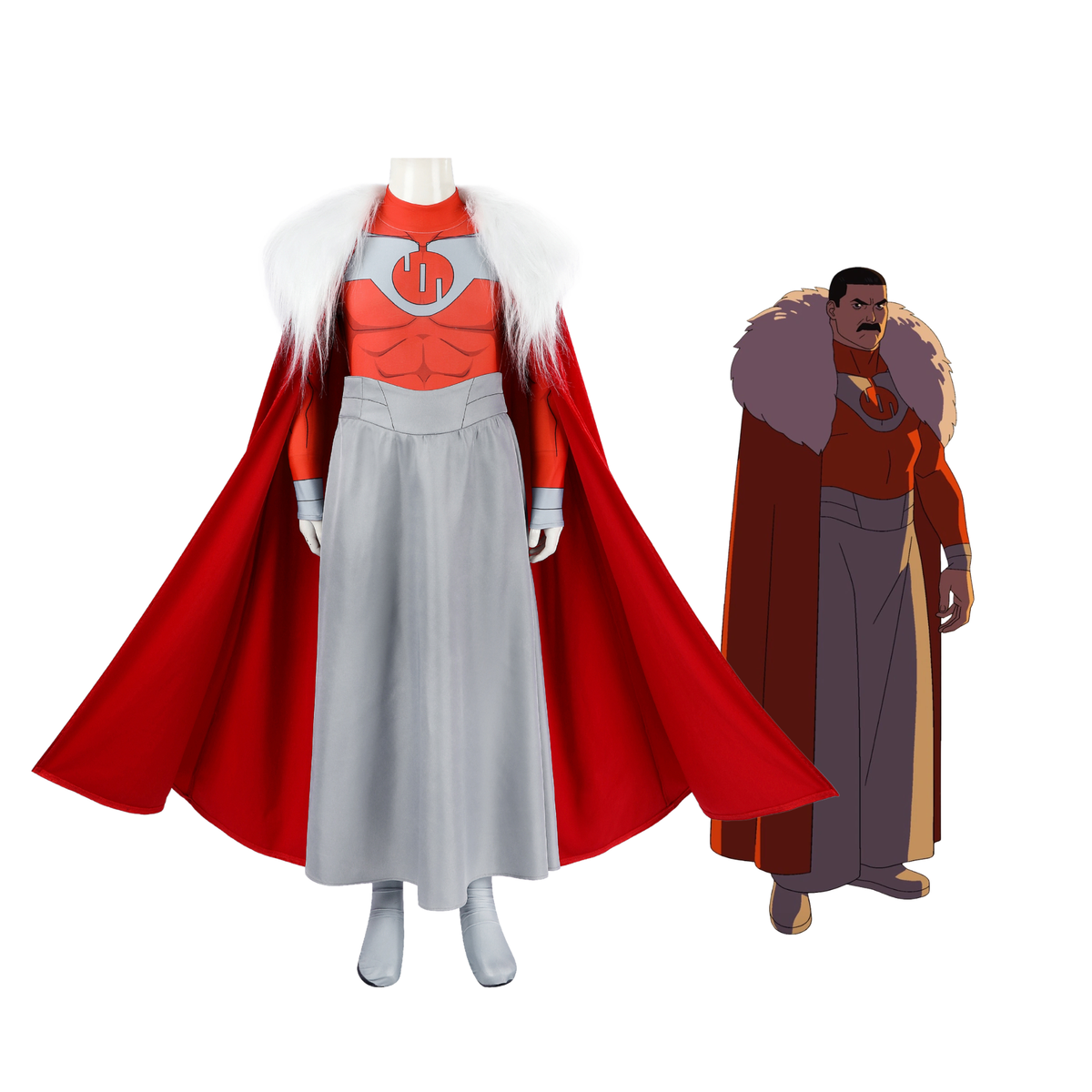 Kids Invincible Thragg Cosplay Costume | DC Outfit