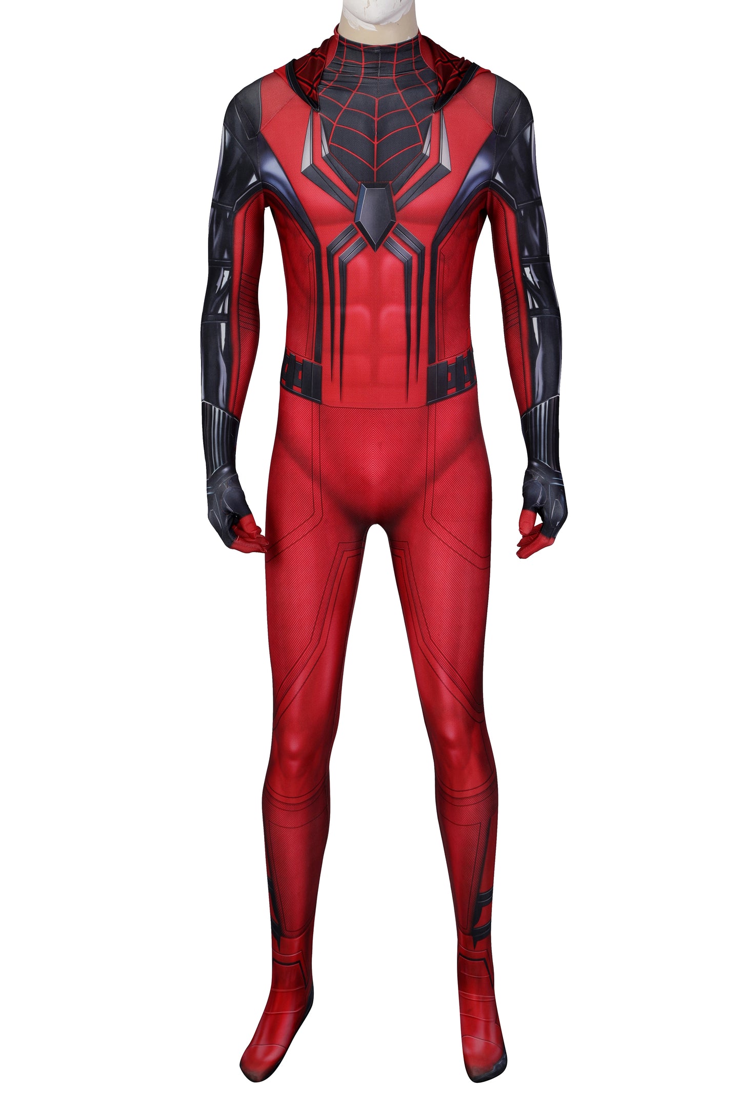 Spider-Man PS5 Crimson Cowl Suit Cosplay Kostüm | Marvel Outfit