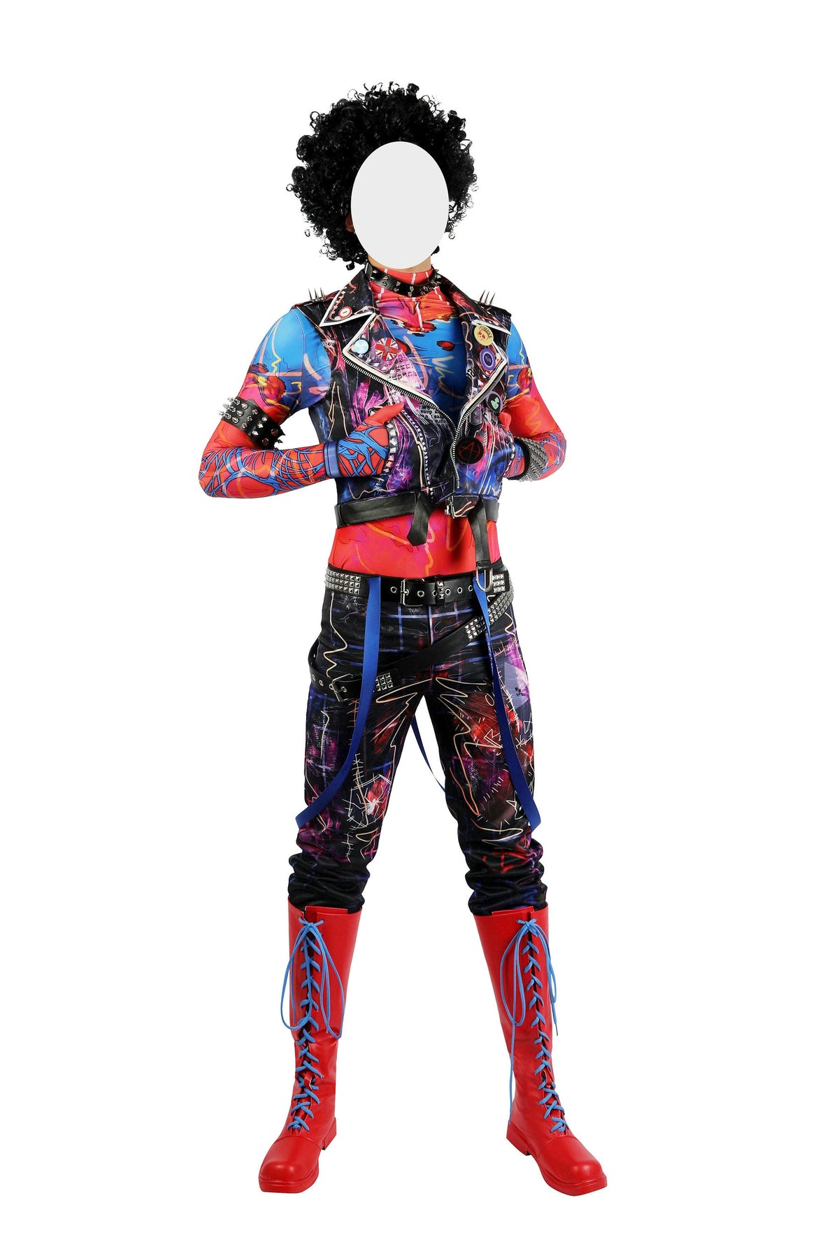 Spider-Man Spider-Punk Hobart Brown Cosplay Kostüm | Marvel Outfit