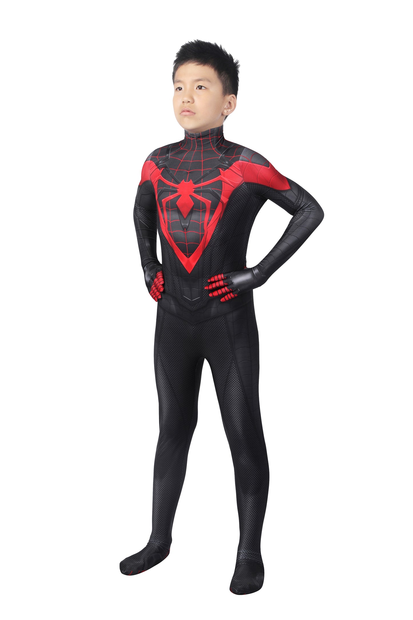 Kids Spider-Man PS5 Suit Cosplay Costume | Marvel Outfit