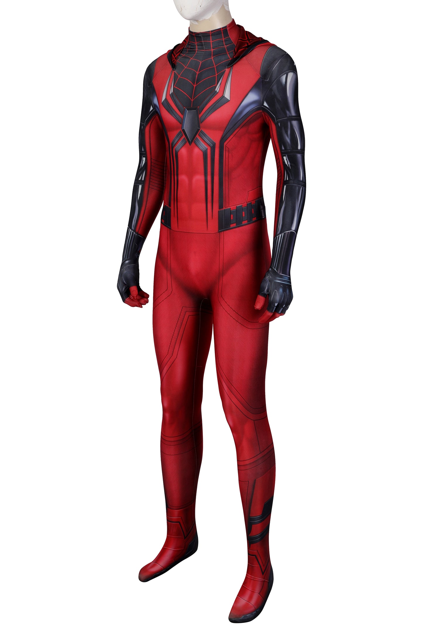 Spider-Man PS5 Crimson Cowl Suit Cosplay Kostüm | Marvel Outfit