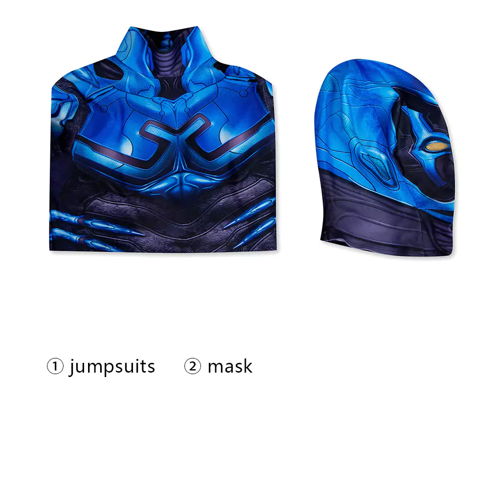 Kids Blue Beetle Cosplay Costume – DC Outfit – photo 3 of 14