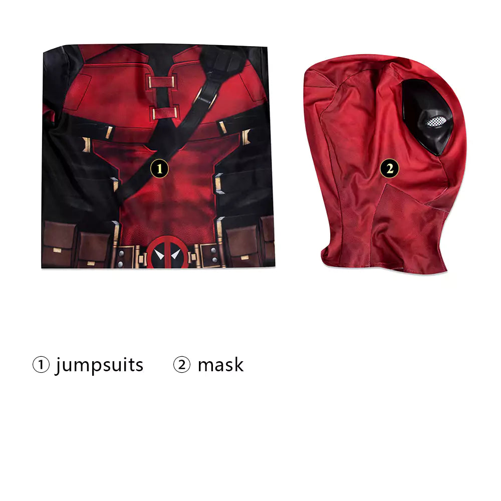 Kids Deadpool 3 Cosplay Costume | Marvel Outfit