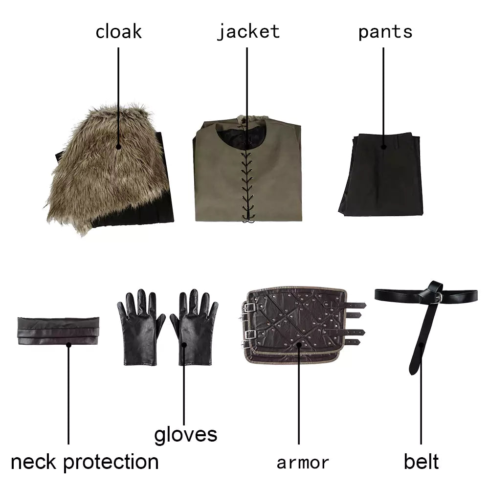 Game of Thrones S8 Jon Snow Cosplay Costume – TV Outfit – photo 3 of 20