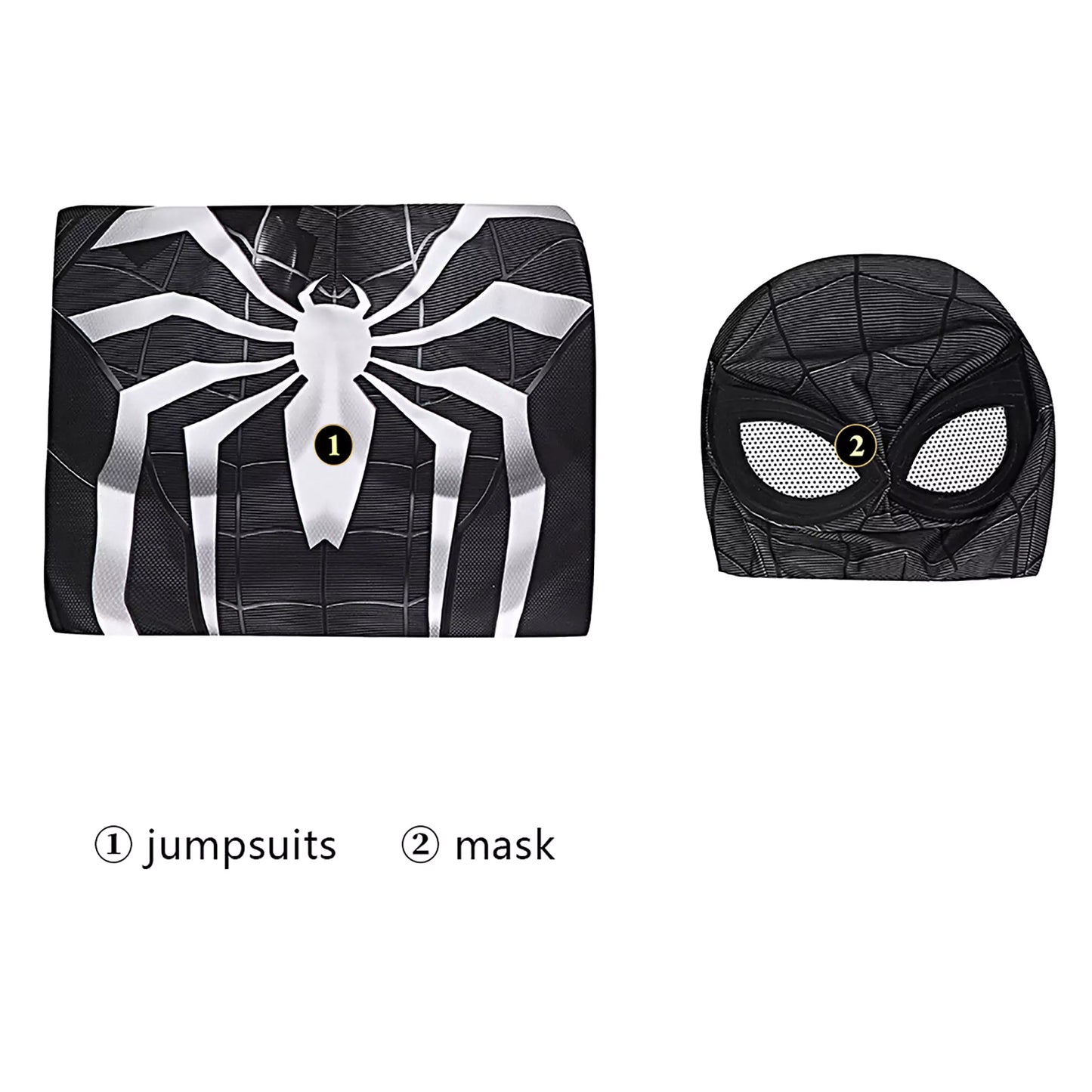 Spider-Man Black Venom Cosplay Costume | Marvel Outfit