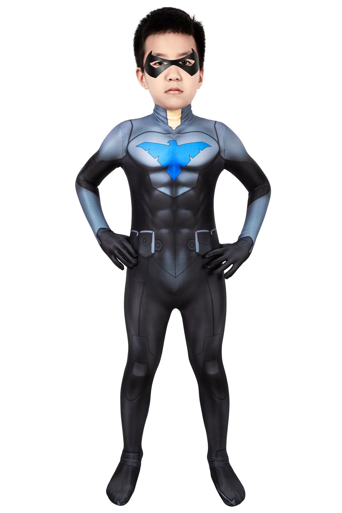 Kids Nightwing Son of Batman Cosplay Costume – DC Outfit – photo 2 of 16