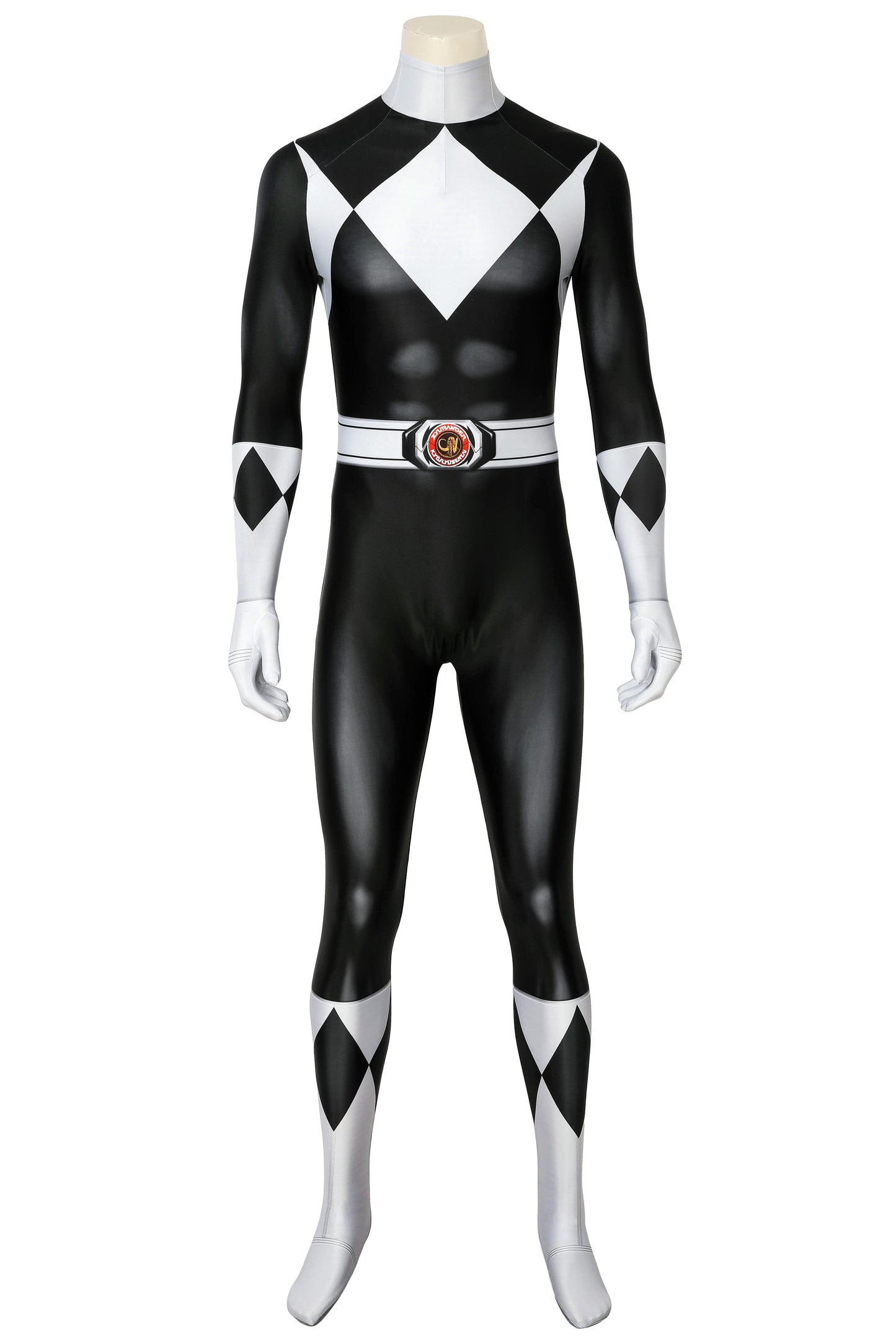Power Rangers Black Ranger Zack Cosplay Kostüm | Superhelden-Outfit