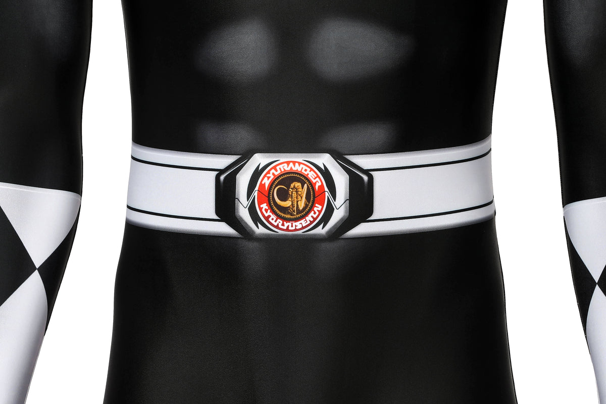 Power Rangers Black Ranger Zack Cosplay Kostüm | Superhelden-Outfit