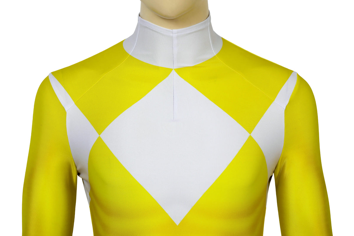 Power Rangers Yellow Ranger Trini Kwan Cosplay Costume | Superhero Outfit