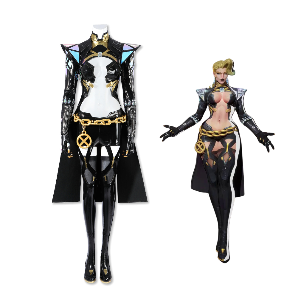 Costume de cosplay Emma Frost X-Revolution de Marvel Rivals | Tenue de jeu 