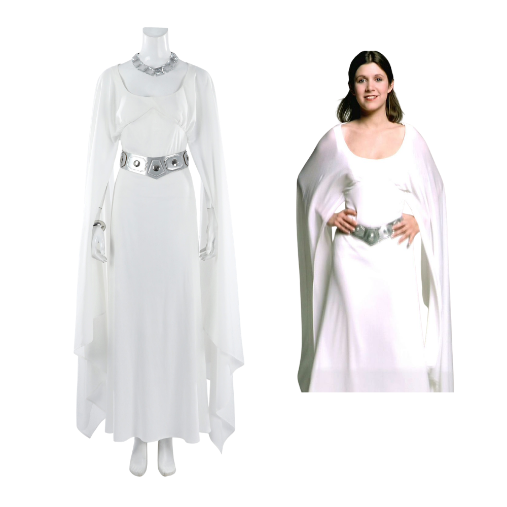 Star Wars Episode IV Princess Leia Ceremony Dress Cosplay Costume – Movie Outfit – Ace Cosplay