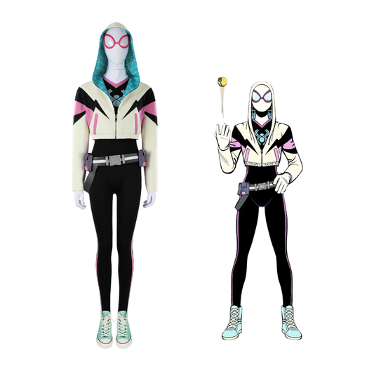Spider-Man Gwen Stacy Cosplay Costume | Anime Outfit