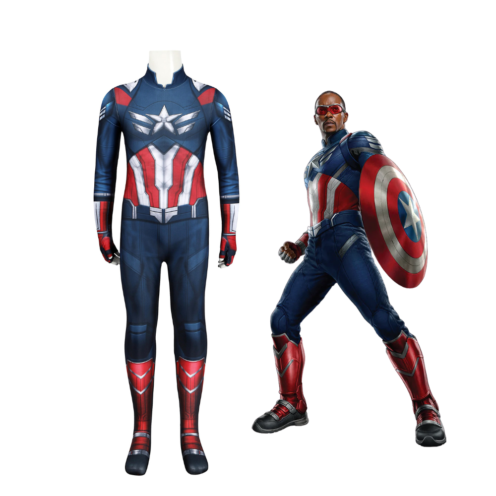 Kids Captain America Brave New World Cosplay Costume | Movie Outfit