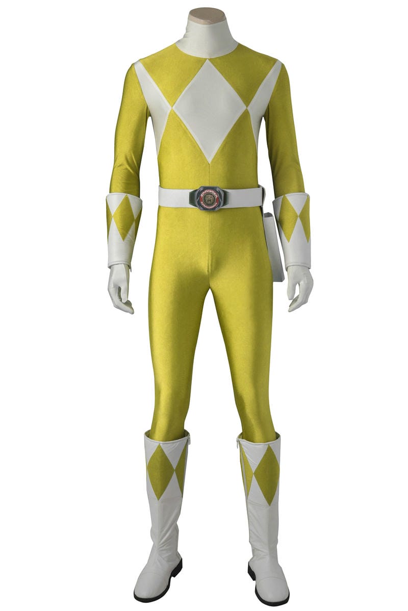 Power Rangers Yellow Male Ranger Custom Cosplay Shoes – Superhero Footwear – photo 2 of 3