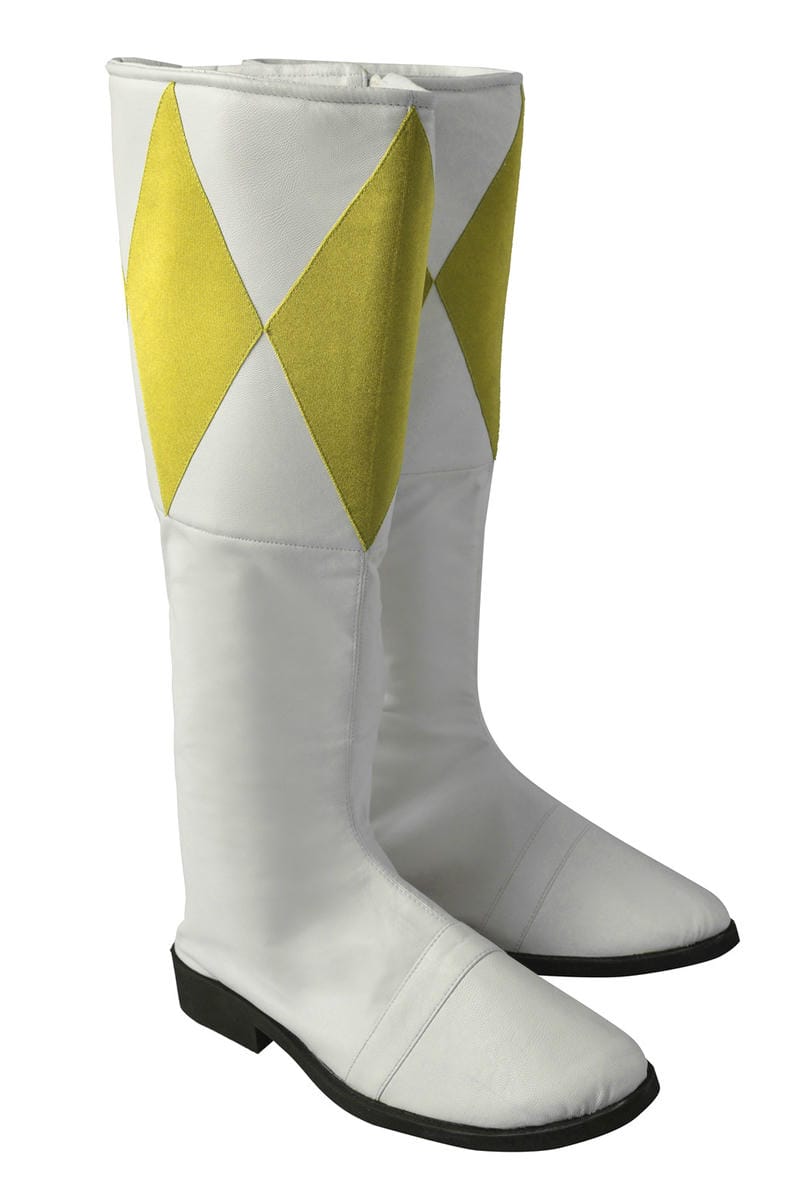 Power Rangers Yellow Male Ranger Custom Cosplay Shoes – Superhero Footwear – Ace Cosplay