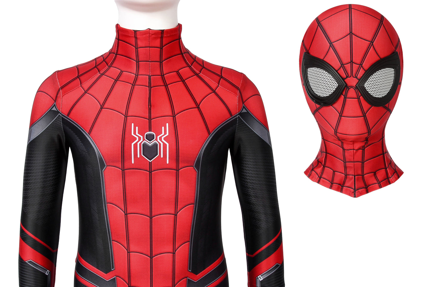 Spider-Man Far From Home Cosplay-Kostüm für Kinder | Marvel-Outfit
