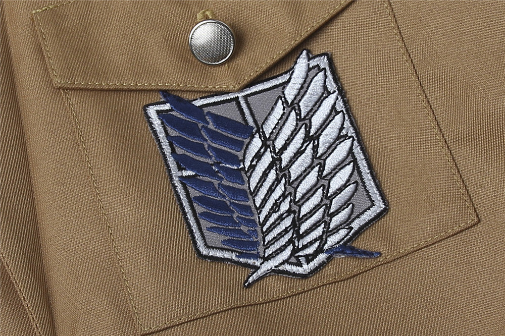 Attack on Titan Levi Ackerman Cosplay Costume – Anime Outfit – photo 19 of 25