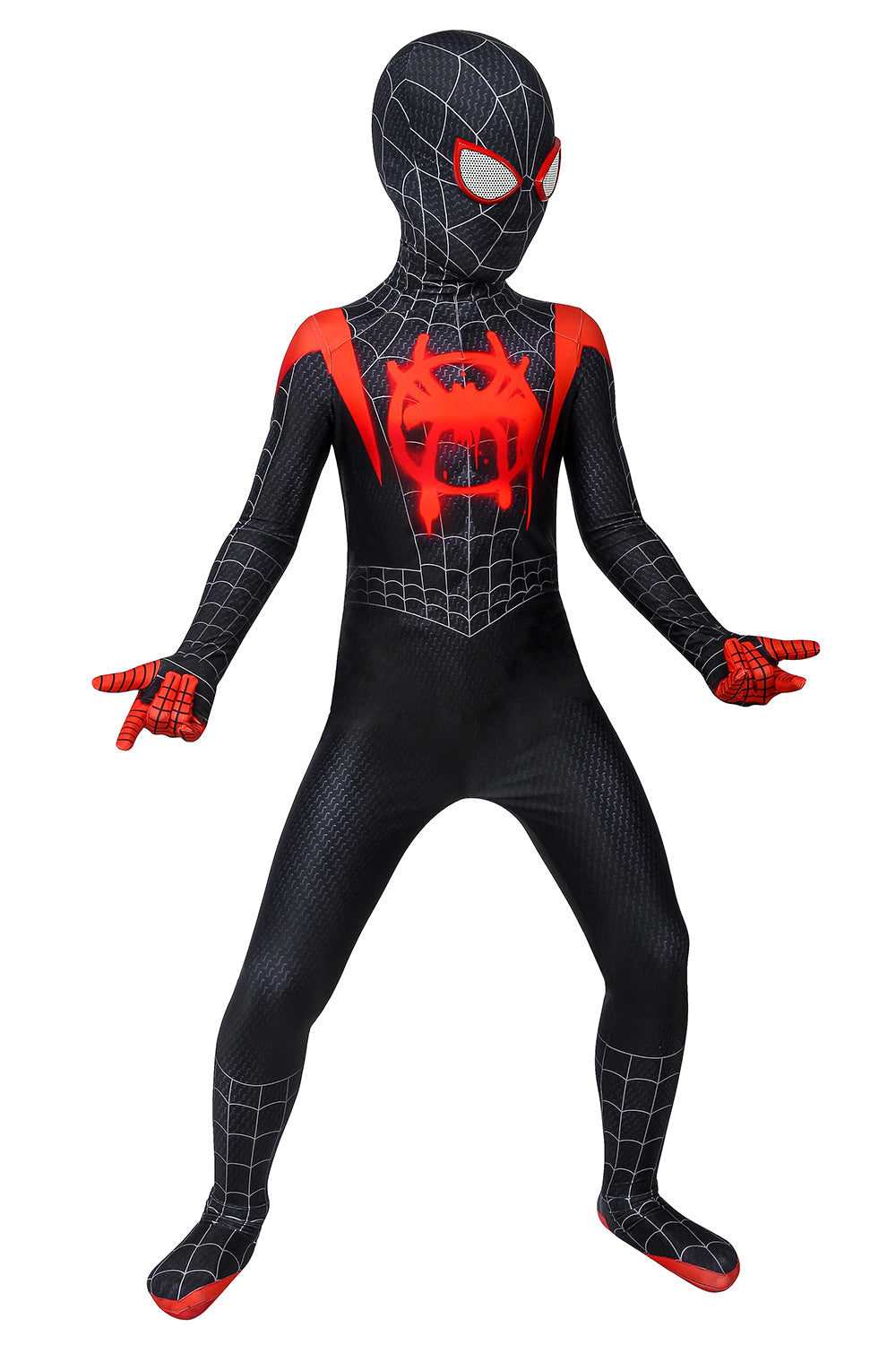 Spider-Man Miles Morales Cosplay-Kostüm für Kinder | Marvel-Outfit
