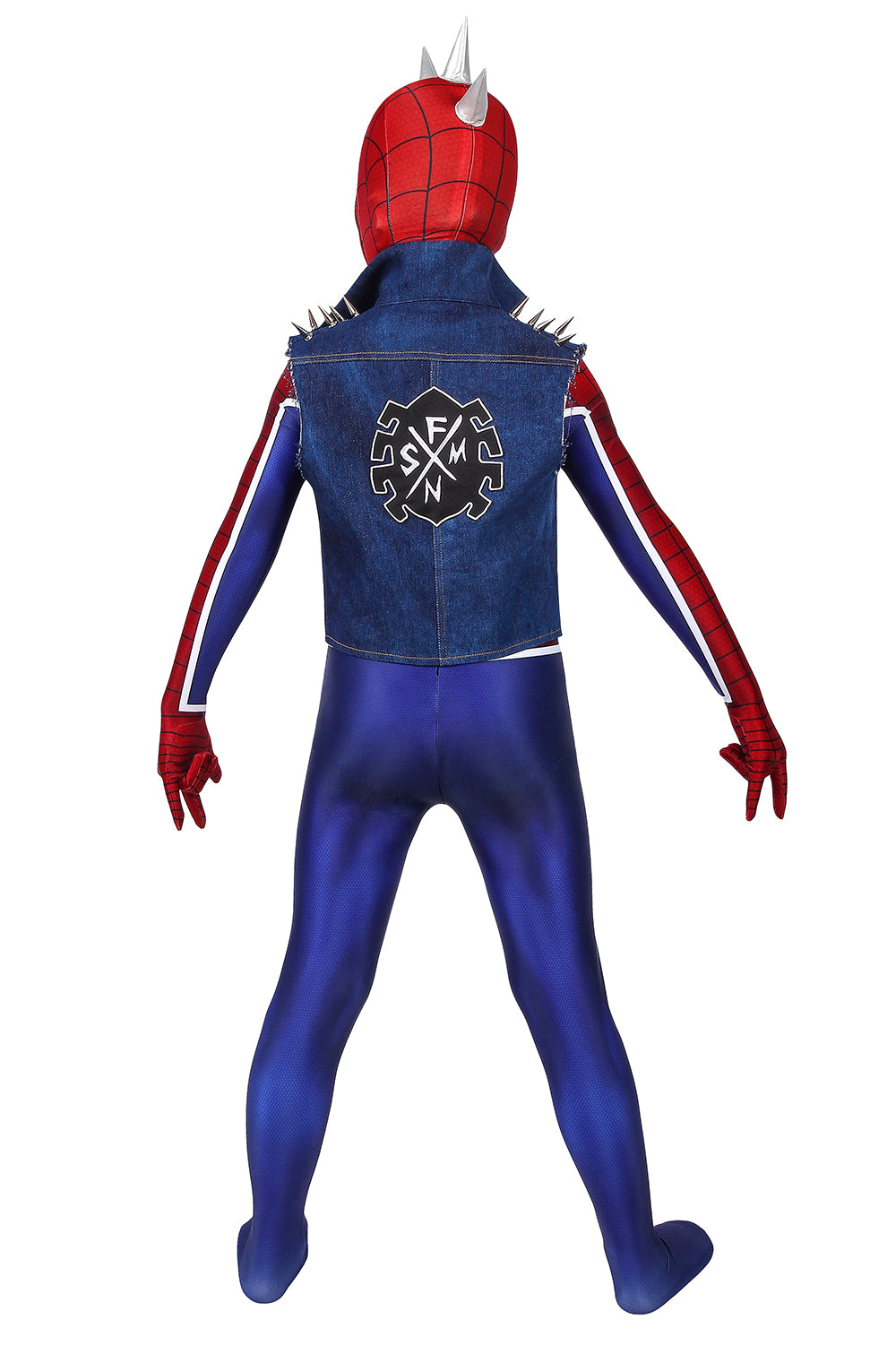 Spider-Man PS4 Punk-Anzug Cosplay-Kostüm für Kinder | Marvel-Outfit