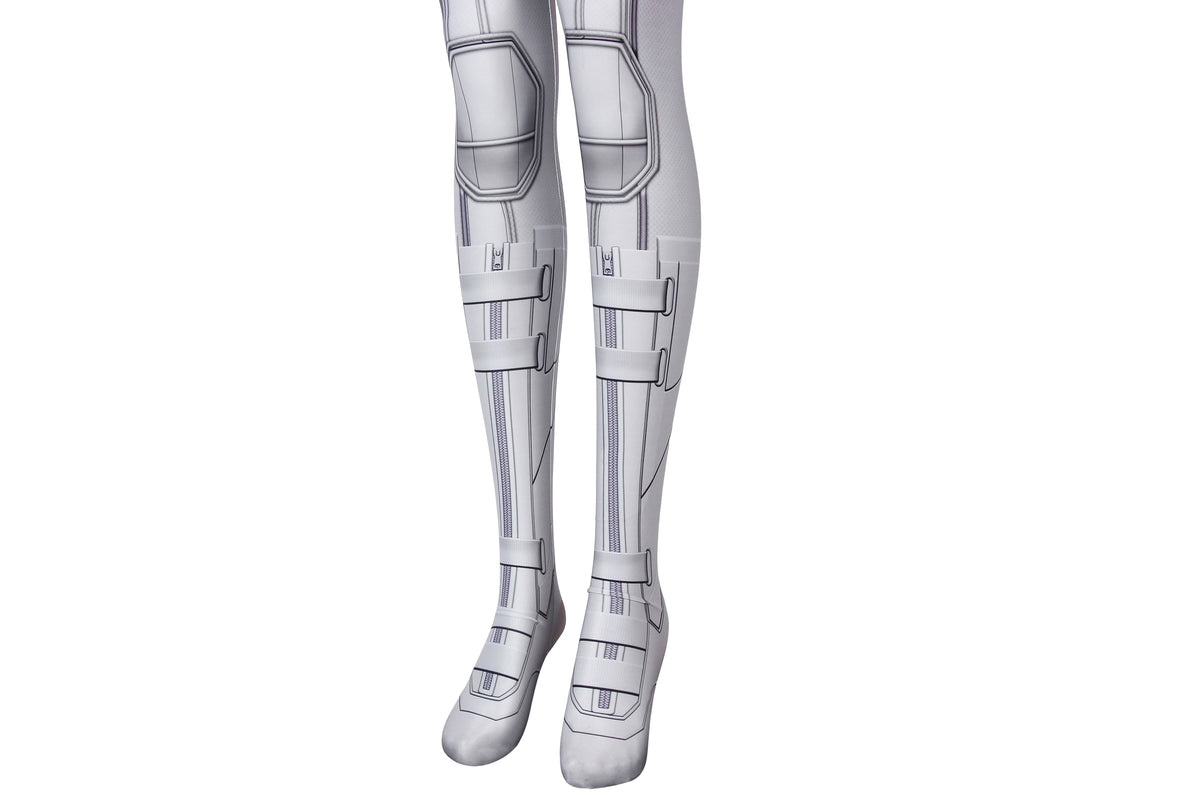 Black Widow White Suit Cosplay Costume | Marvel Outfit