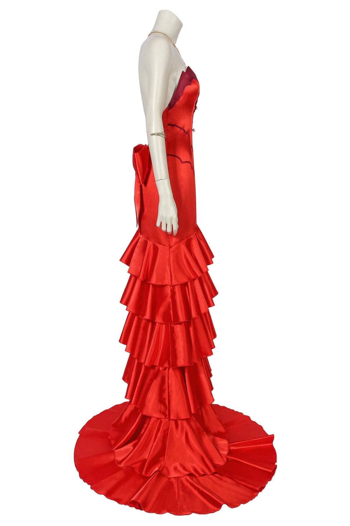 Final Fantasy VII Aerith Gainsborough Dress Cosplay Costume – Gaming Outfit – photo 6 of 18