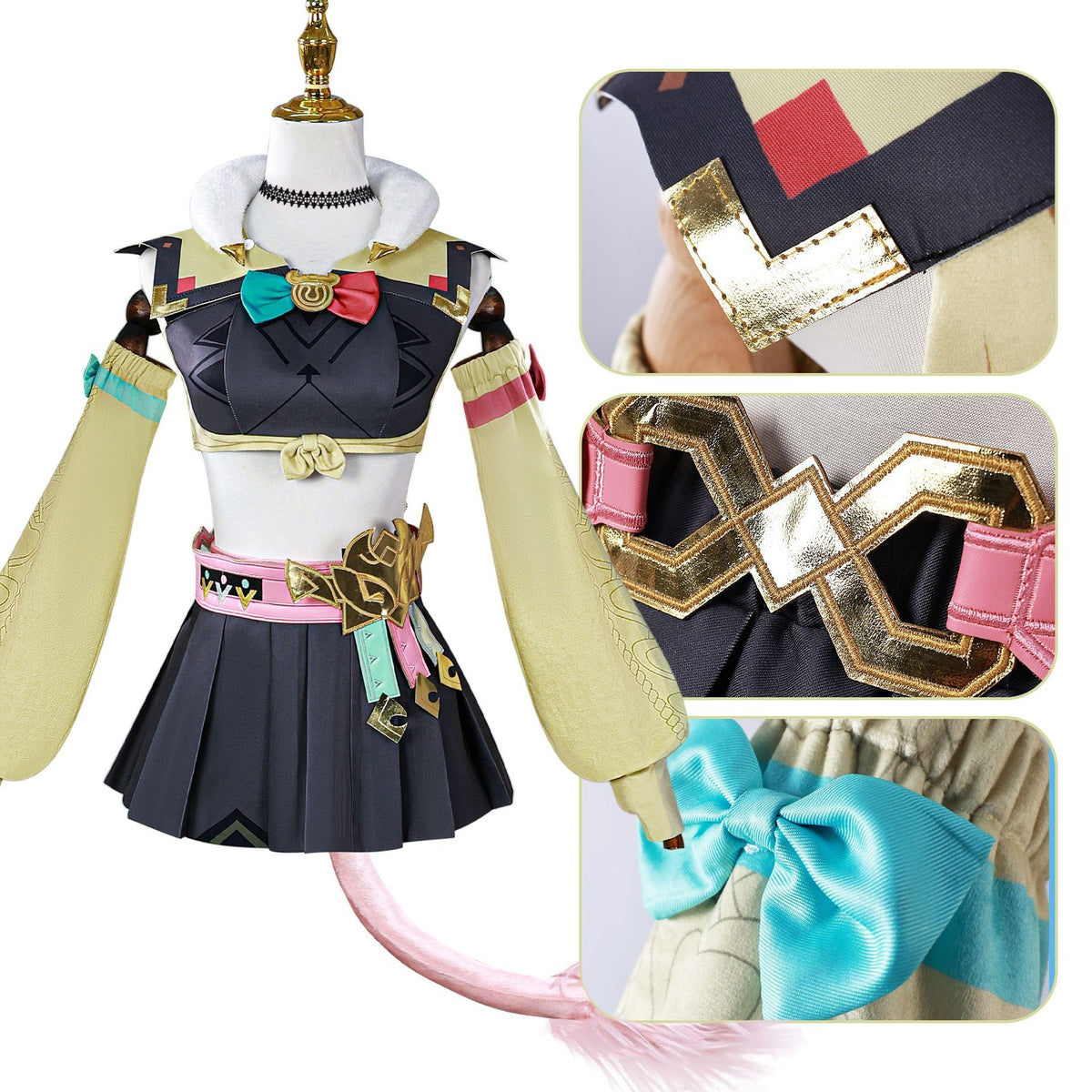 Genshin Impact Varesa Cosplay Costume – Gaming Outfit – photo 6 of 18