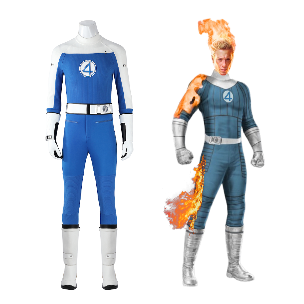 Fantastic Four Human Torch Custom Cosplay Costume | Marvel Outfit