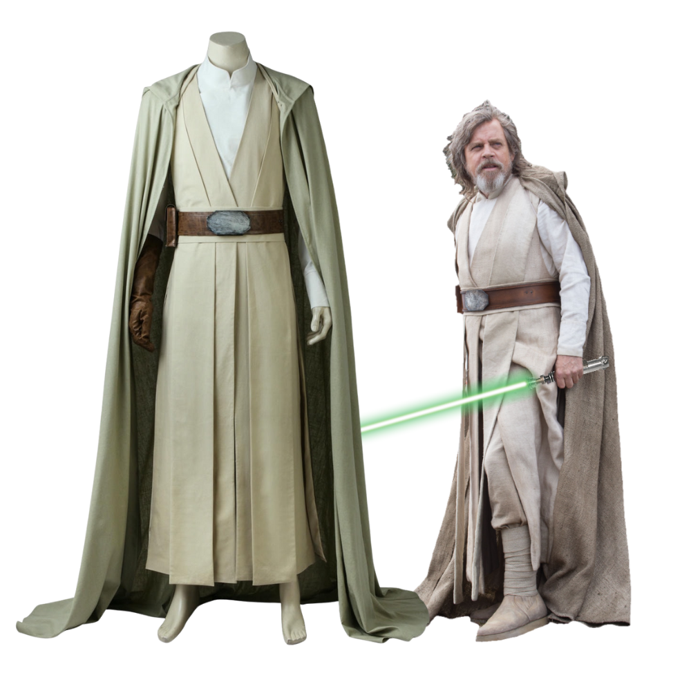 Star Wars The Last Jedi Luke Skywalker Cosplay Costume – TV Outfit – Ace Cosplay