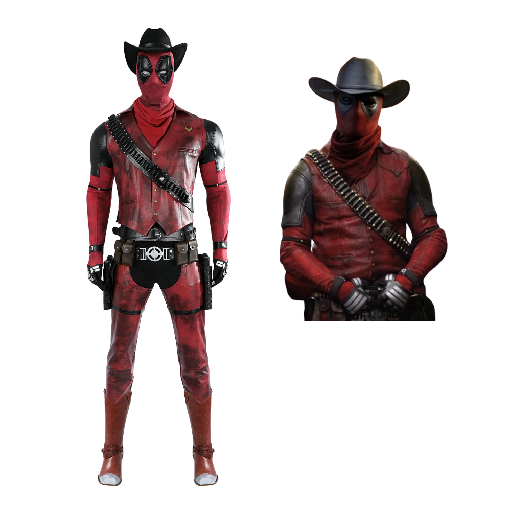 Deadpool 3 Cowboy Deadpool Cosplay Kostüm | Marvel Outfit