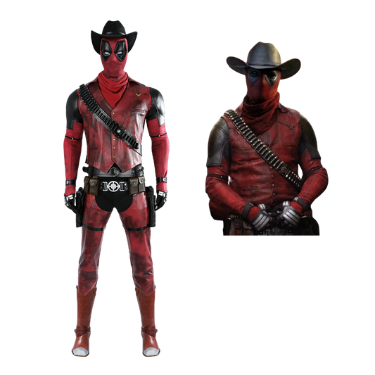 Costume de cosplay Deadpool 3 Cowboy | Tenue Marvel