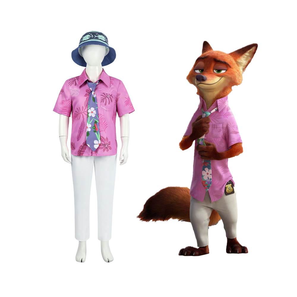 Kids Zootopia 2 Nick Wilde Cosplay Costume – Movie Outfit – Ace Cosplay