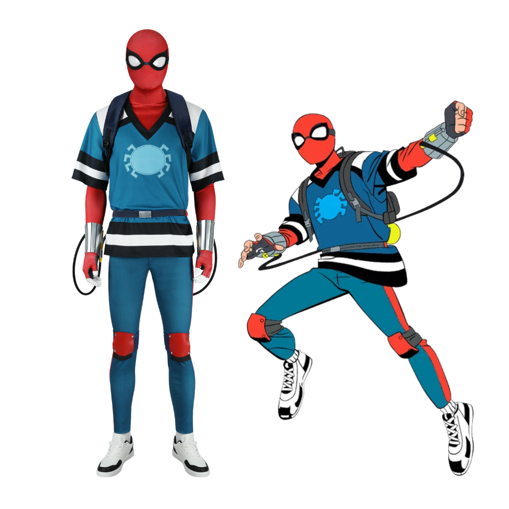 Costume de cosplay Spider-Man dans le quartier de Spider-Man | Tenue Marvel