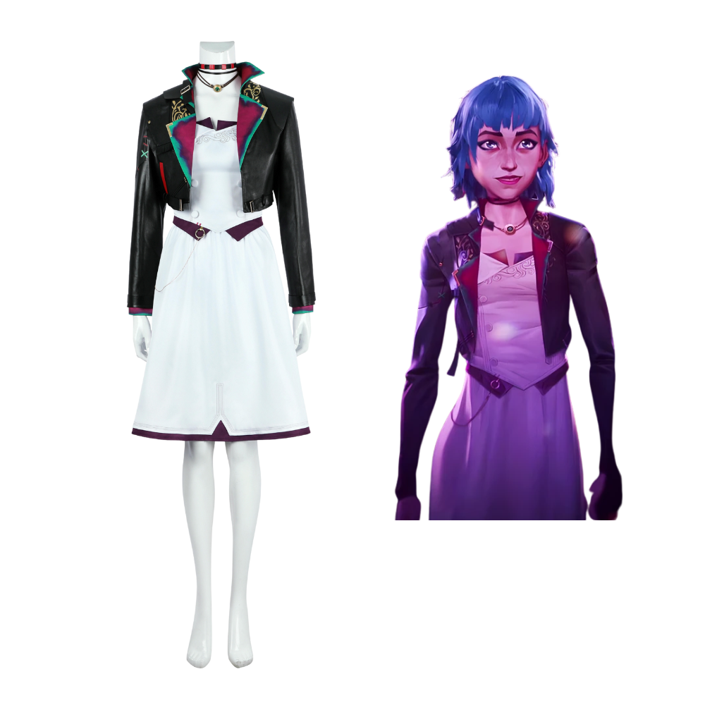 Arcane League of Legends Powder Cosplay Costume – Gaming Outfit – Ace Cosplay