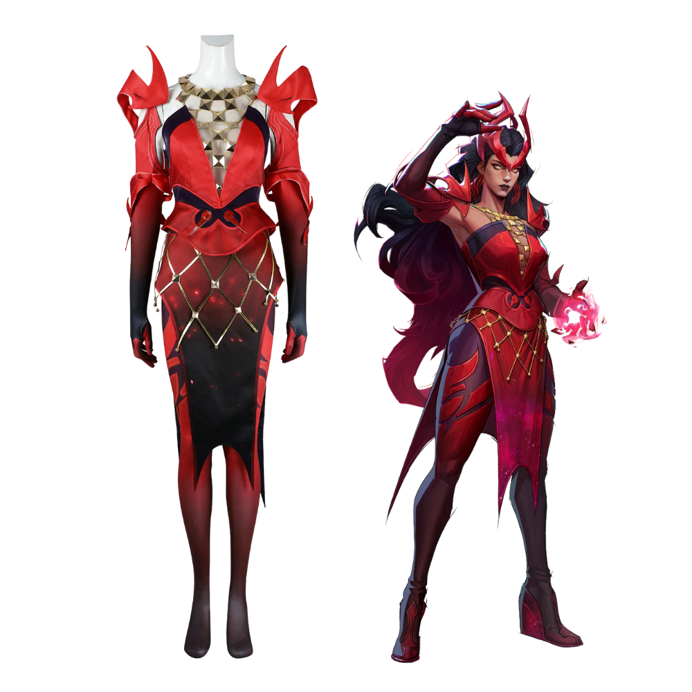 Marvel Rivals Scarlet Witch Emporium Matron Cosplay Kostüm | Gaming-Outfit